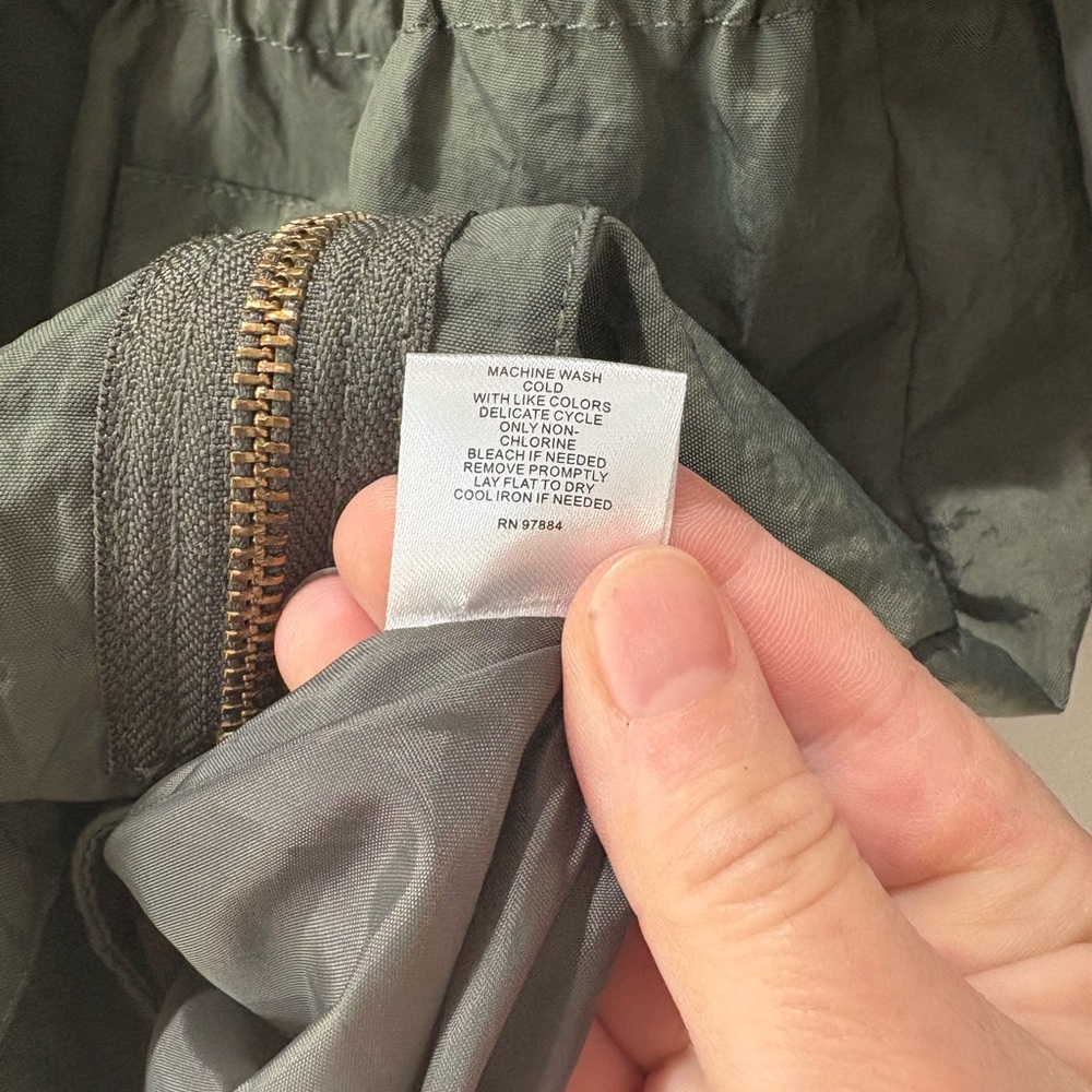 Tart Collections Utility Jacket in Army Green - Picture 5 of 10